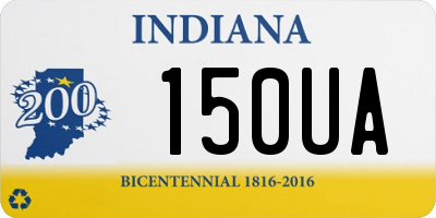 IN license plate 150UA