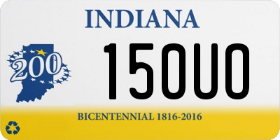 IN license plate 150UO