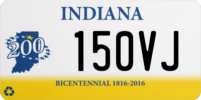 IN license plate 150VJ