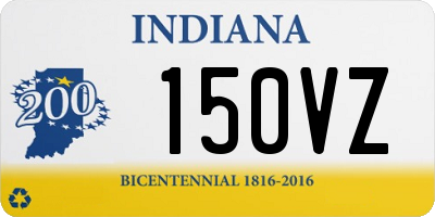 IN license plate 150VZ