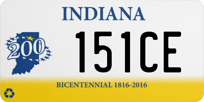 IN license plate 151CE