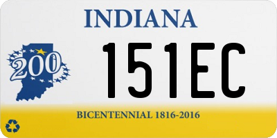 IN license plate 151EC