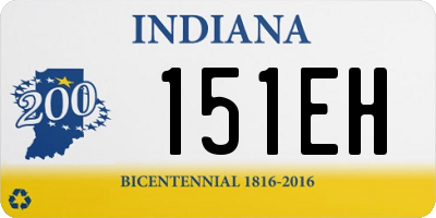 IN license plate 151EH