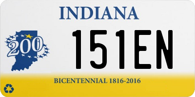 IN license plate 151EN