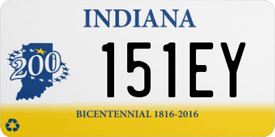 IN license plate 151EY