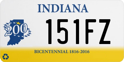 IN license plate 151FZ