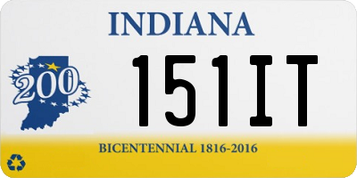 IN license plate 151IT