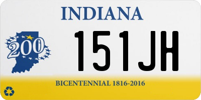 IN license plate 151JH