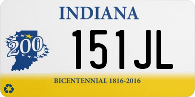 IN license plate 151JL