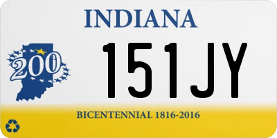 IN license plate 151JY