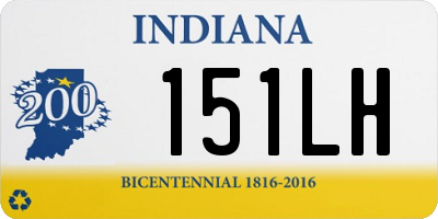 IN license plate 151LH