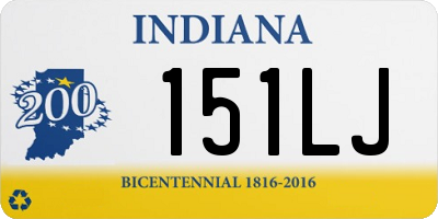 IN license plate 151LJ