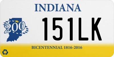 IN license plate 151LK