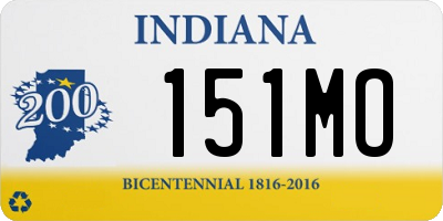 IN license plate 151MO