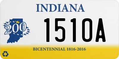 IN license plate 151OA