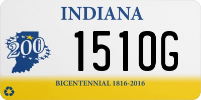 IN license plate 151OG