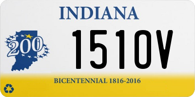 IN license plate 151OV