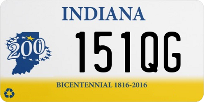 IN license plate 151QG