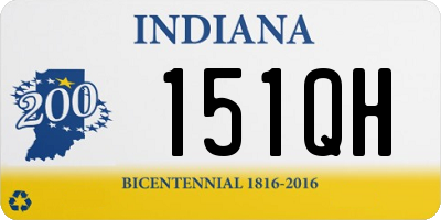 IN license plate 151QH