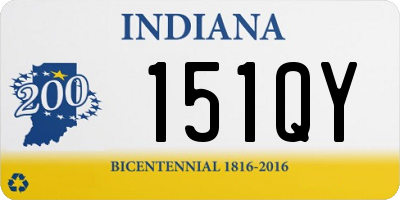 IN license plate 151QY