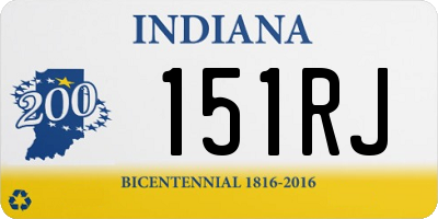 IN license plate 151RJ