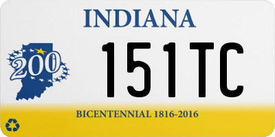 IN license plate 151TC