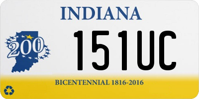 IN license plate 151UC