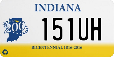 IN license plate 151UH
