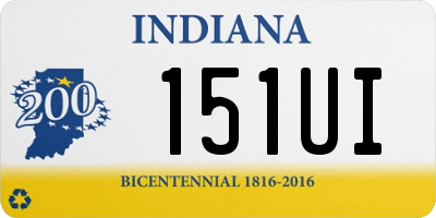 IN license plate 151UI