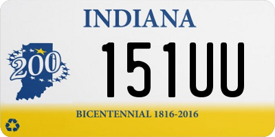 IN license plate 151UU