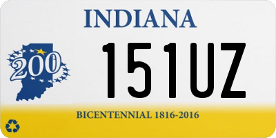 IN license plate 151UZ