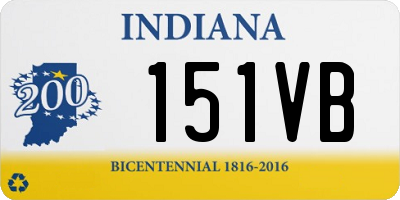 IN license plate 151VB