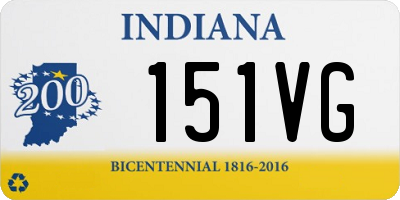 IN license plate 151VG