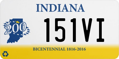 IN license plate 151VI