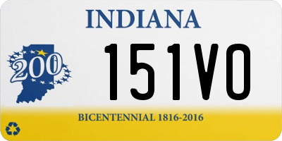 IN license plate 151VO