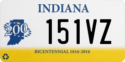 IN license plate 151VZ