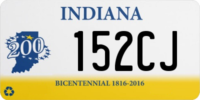 IN license plate 152CJ