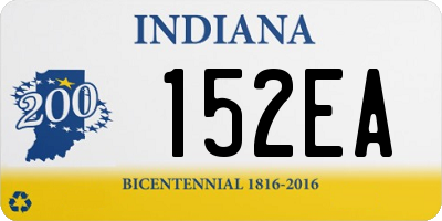 IN license plate 152EA