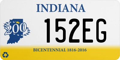 IN license plate 152EG