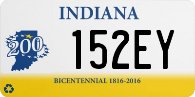 IN license plate 152EY