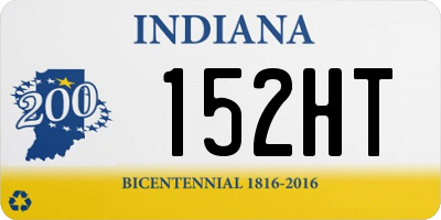 IN license plate 152HT