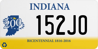 IN license plate 152JO