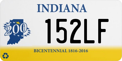 IN license plate 152LF