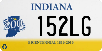 IN license plate 152LG