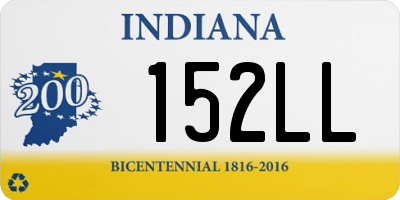 IN license plate 152LL