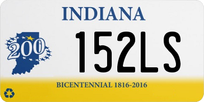 IN license plate 152LS