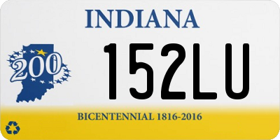 IN license plate 152LU