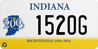 IN license plate 152OG