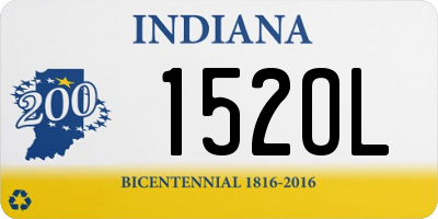 IN license plate 152OL