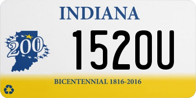 IN license plate 152OU